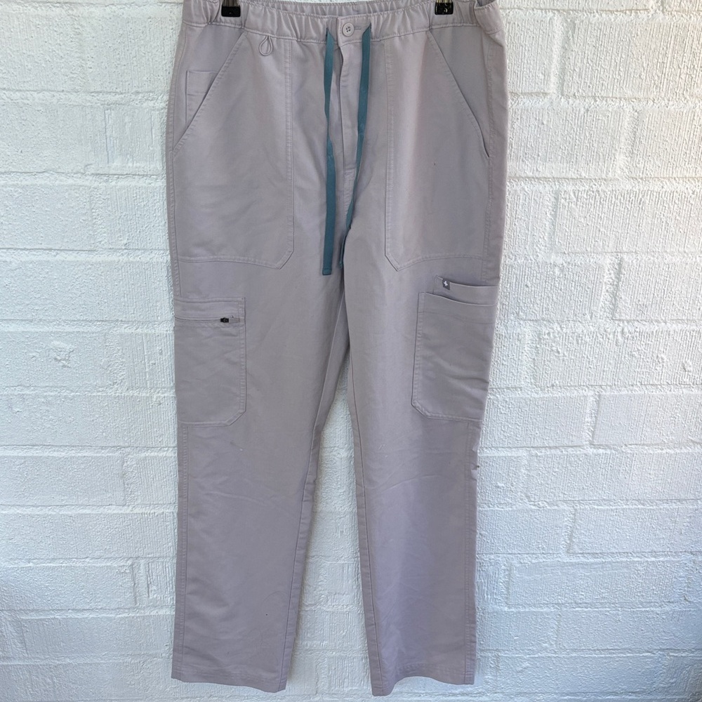 Figs Technical Collection Gray Cargo Medical Pants sz M